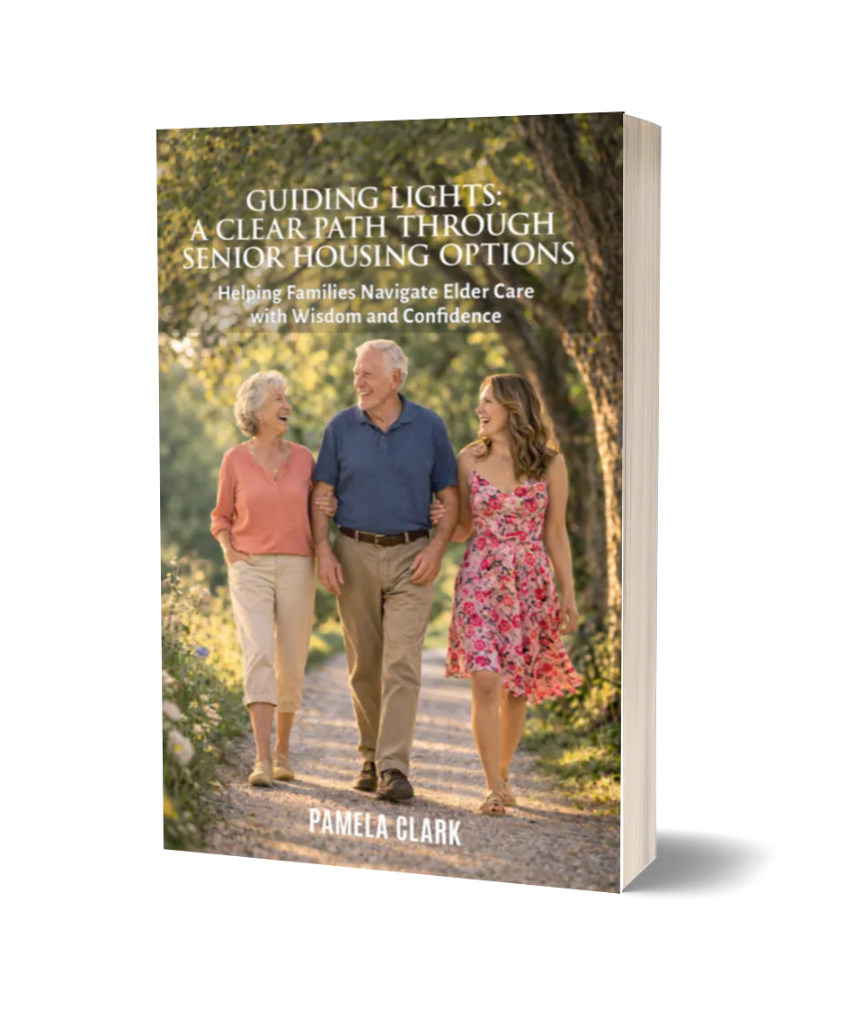 Guiding Lights: A Clear Path Through Senior Housing Options book cover for families