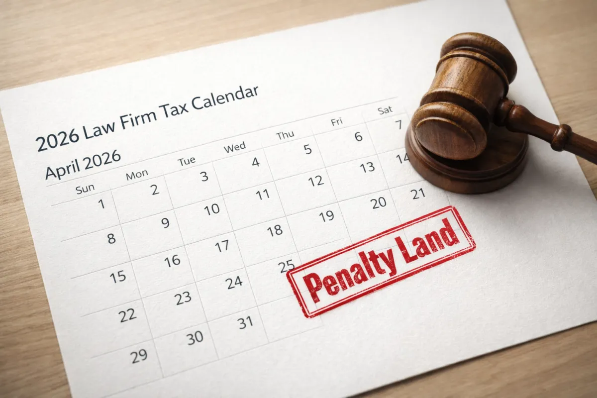 2026 Tax Deadlines Law Firm Owners Can’t Miss
