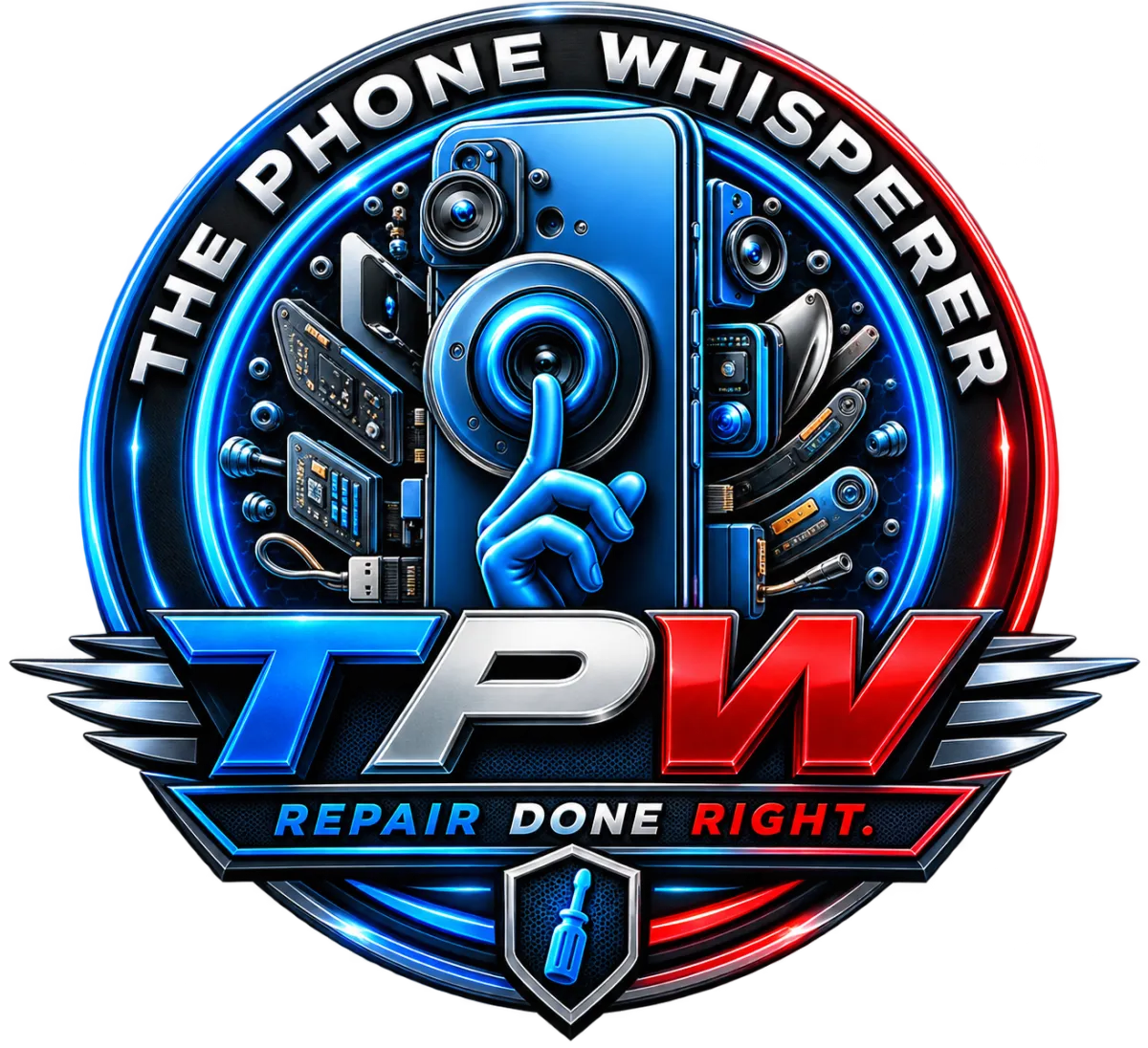 The Phone Whisperer logo