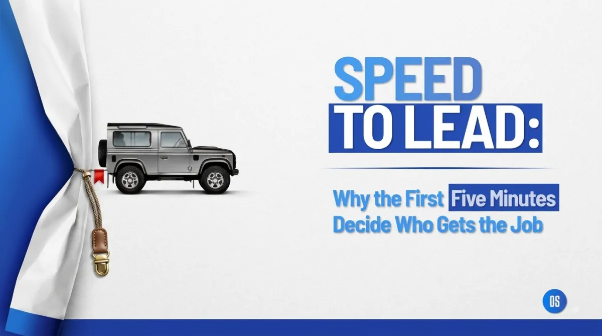 Speed to Lead: Why the First Five Minutes Decide Who Gets the Job