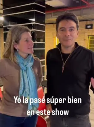 La pasé súper bien en comedia con Juan Diego Galvis