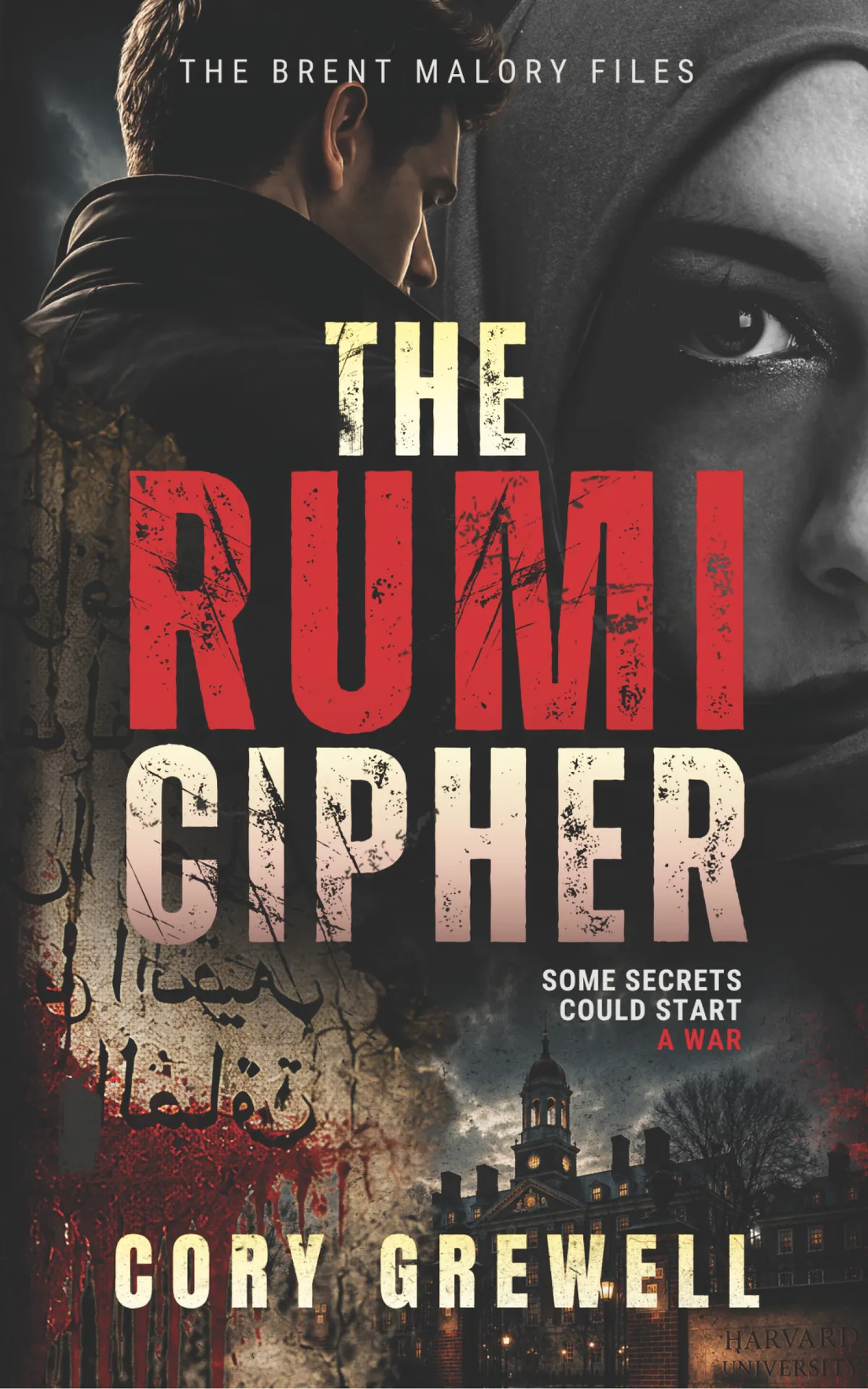 The Rumi Cipher book cover by Cory Grewell
