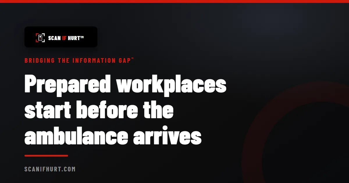 Prepared workplaces start before the ambulance arrives