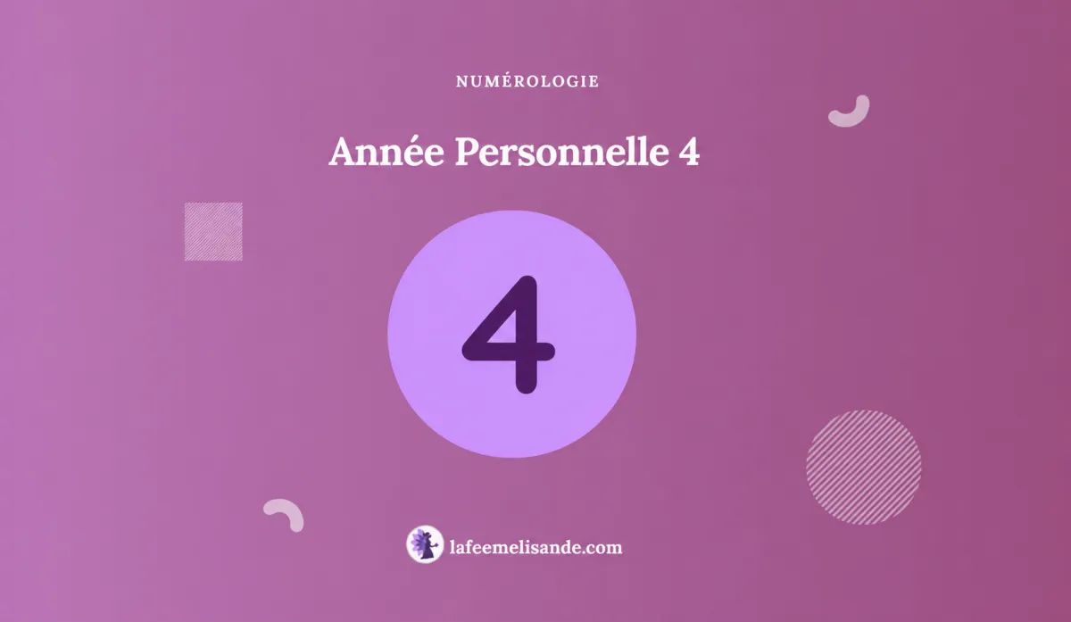 Année personnelle 4 : travail, organisation et construction