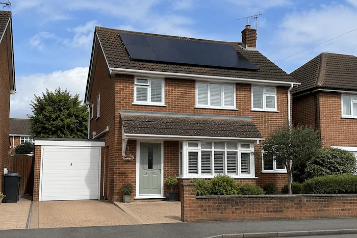 Residential solar installation