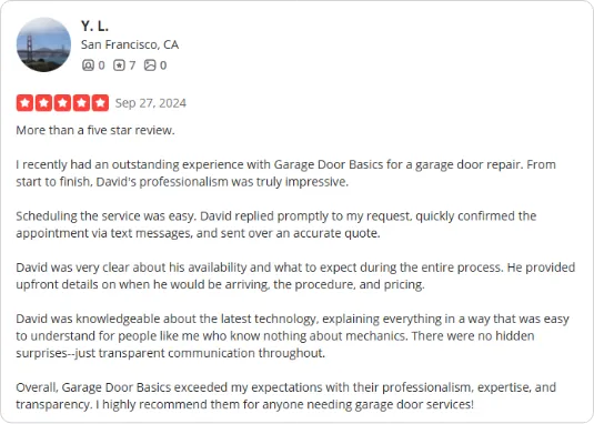 garage door sales near me