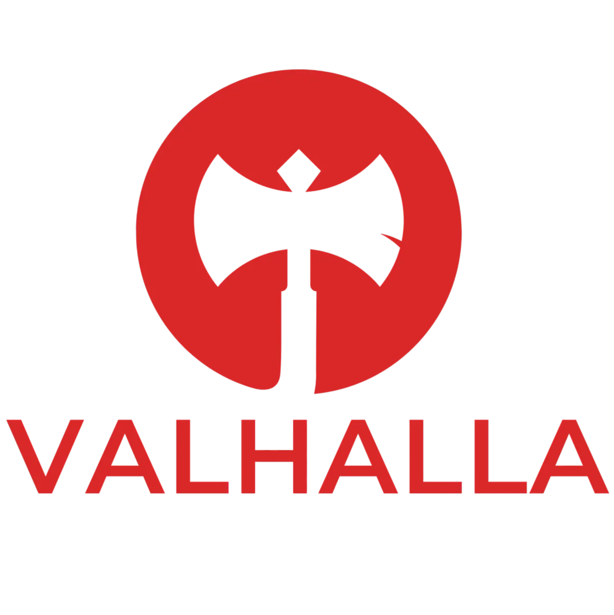 Valhalla Mobile Axe Throwing Brand Logo. We Bring Axe Throwing To You.