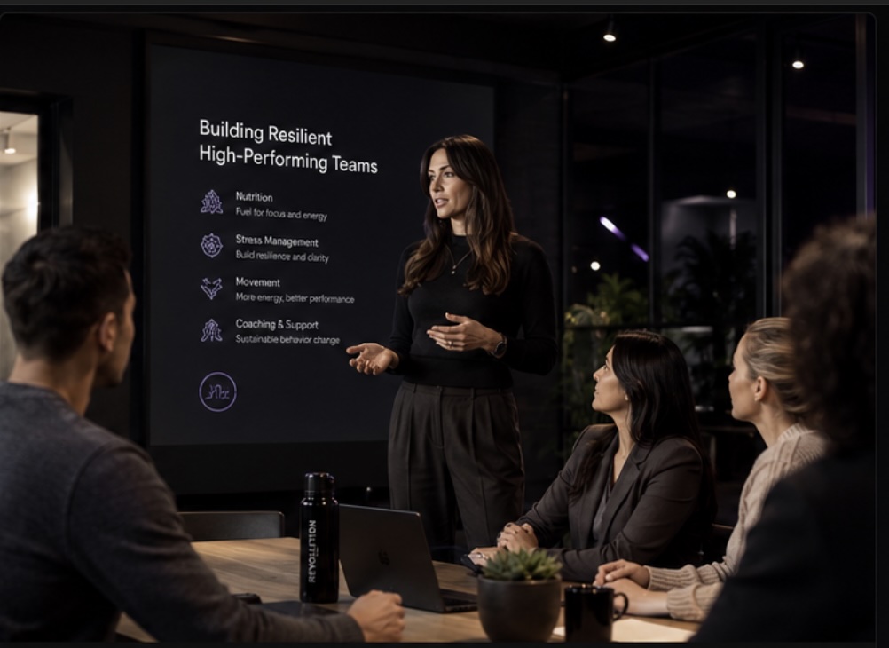 Dynamic team and workforce wellness visual
