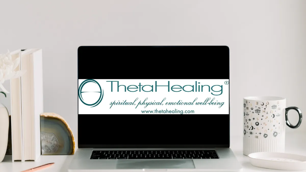 Image of Theta Healing on computer