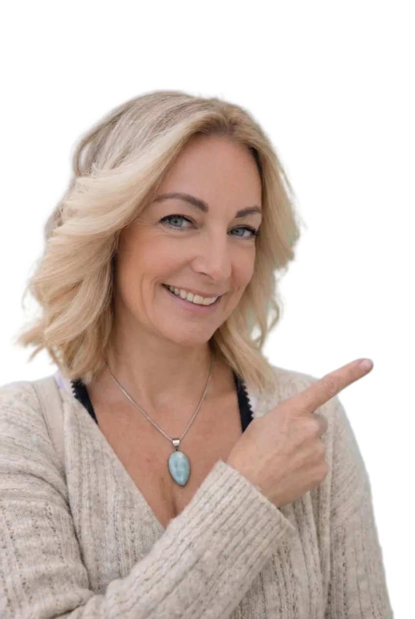 A serene workspace with crystals, journals, and a laptop, sunlight streaming in, blending spiritual and business tools, symbolizing the fusion of ancient wisdom and modern entrepreneurship. 3:2 aspect ratio.