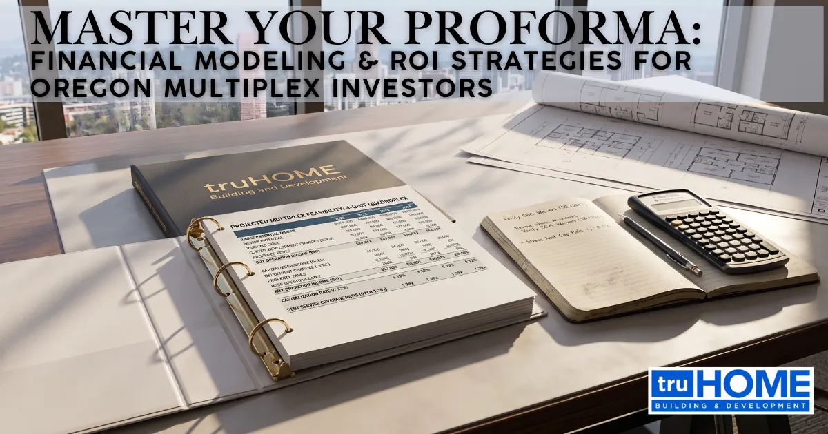Master Your Pro Forma: Financial Modeling & ROI Strategies for Oregon Multiplex Investors