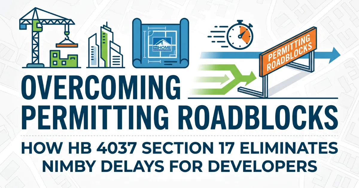 Overcoming Permitting Roadblocks: How HB 4037 Section 17 Eliminates NIMBY Delays for Developers