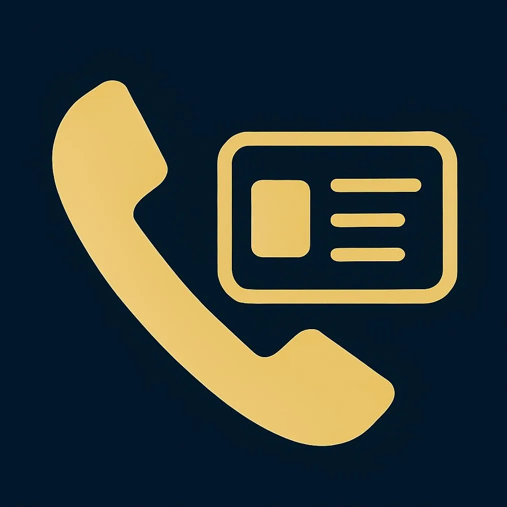 Voicemail settings and call forwarding options on a dashboard.