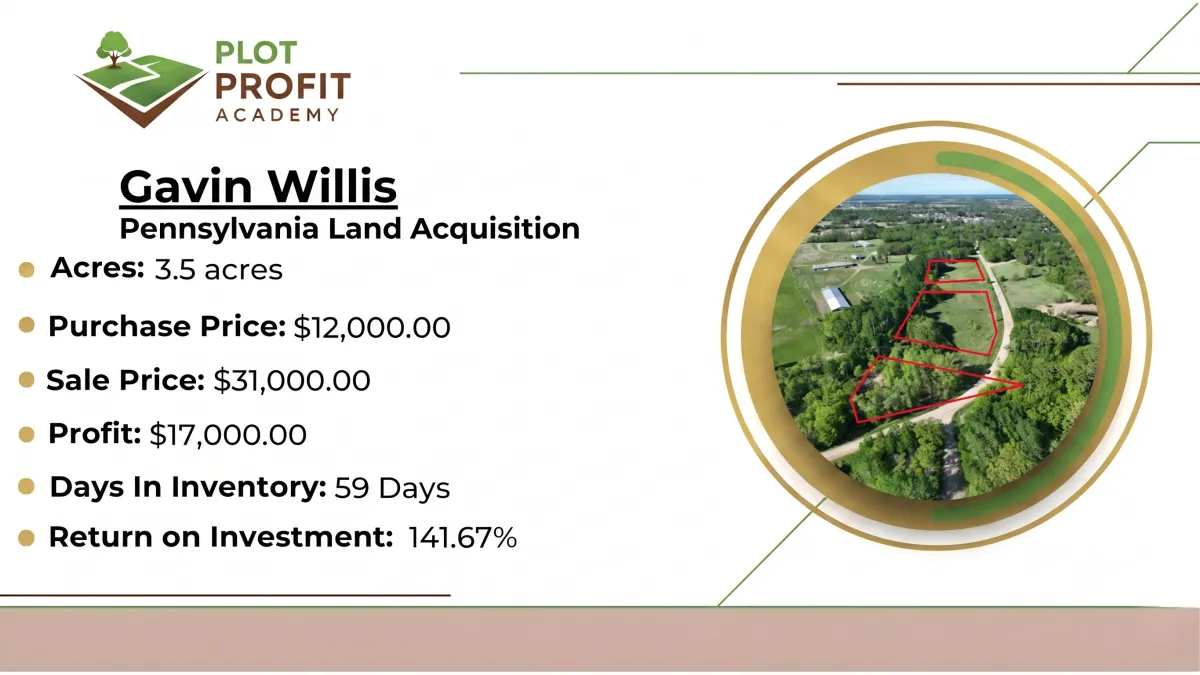 Screenshot of real estate deal profit