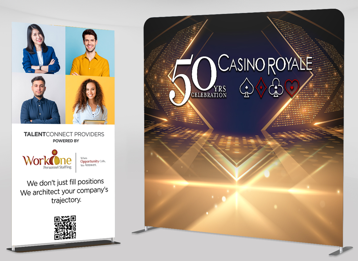 Retractable banner display