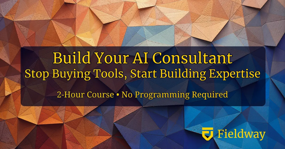 Image with text "How to Build AI Consultants for Your Business - Free Infographic"