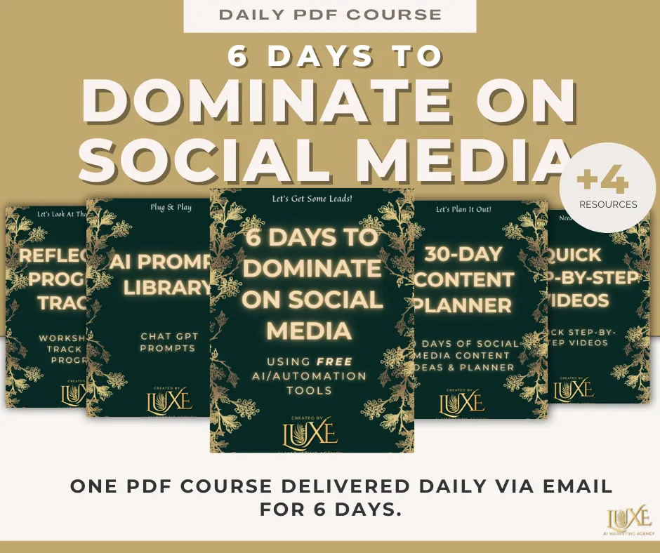 6 Days To Dominate on social Media