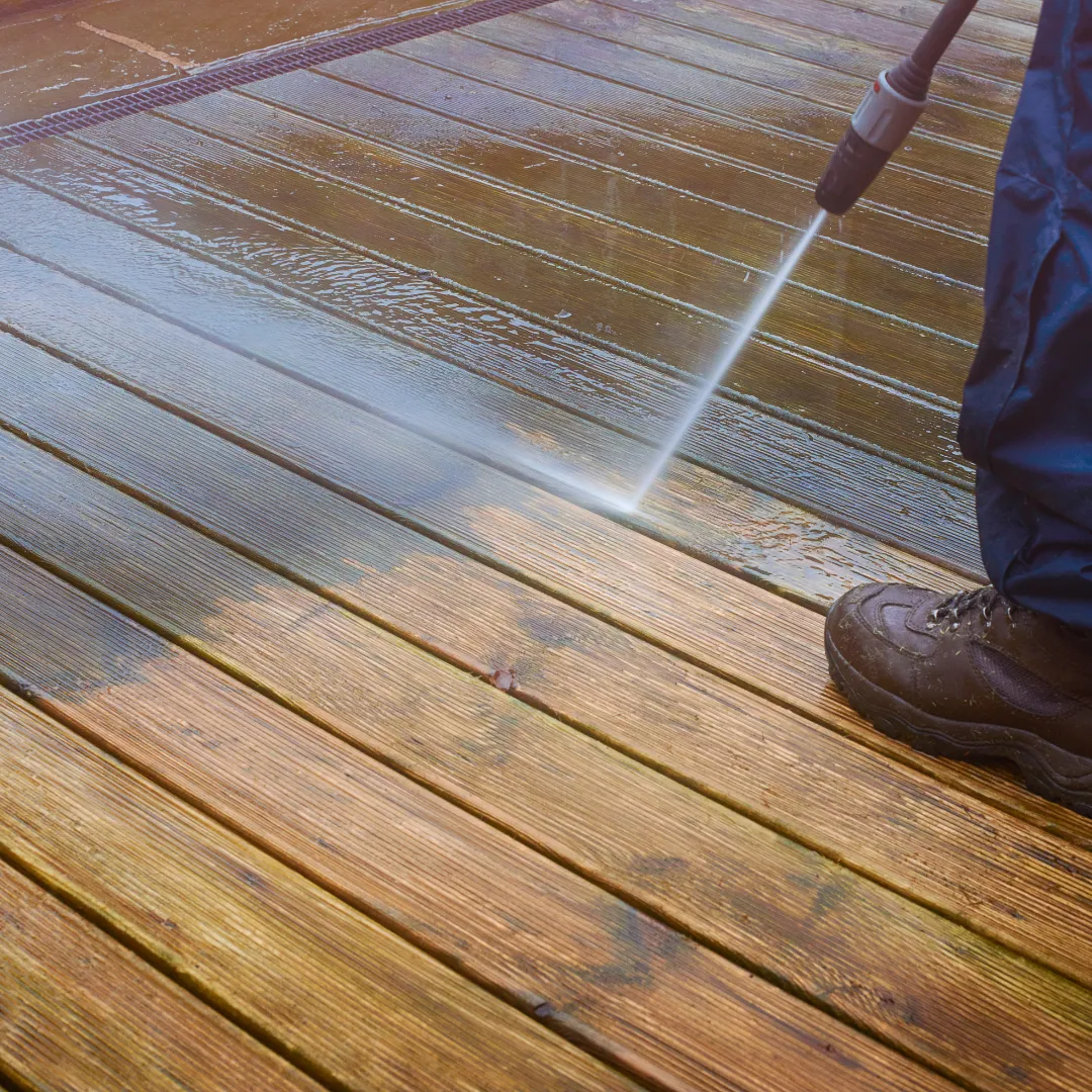 Deck cleaning service new braunels
