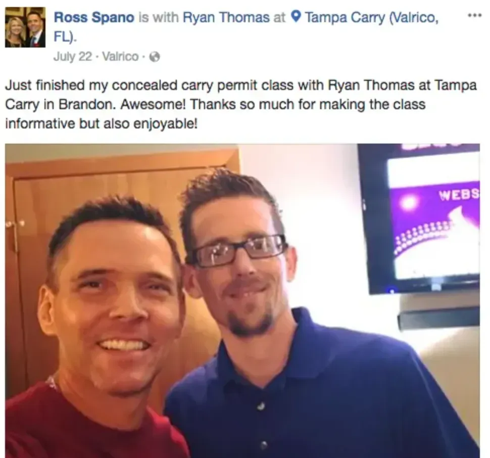 ross spano and ryan thomas concealed carry class review tampa carry