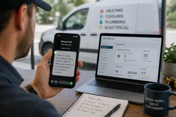 Missed Call Text Back for home services