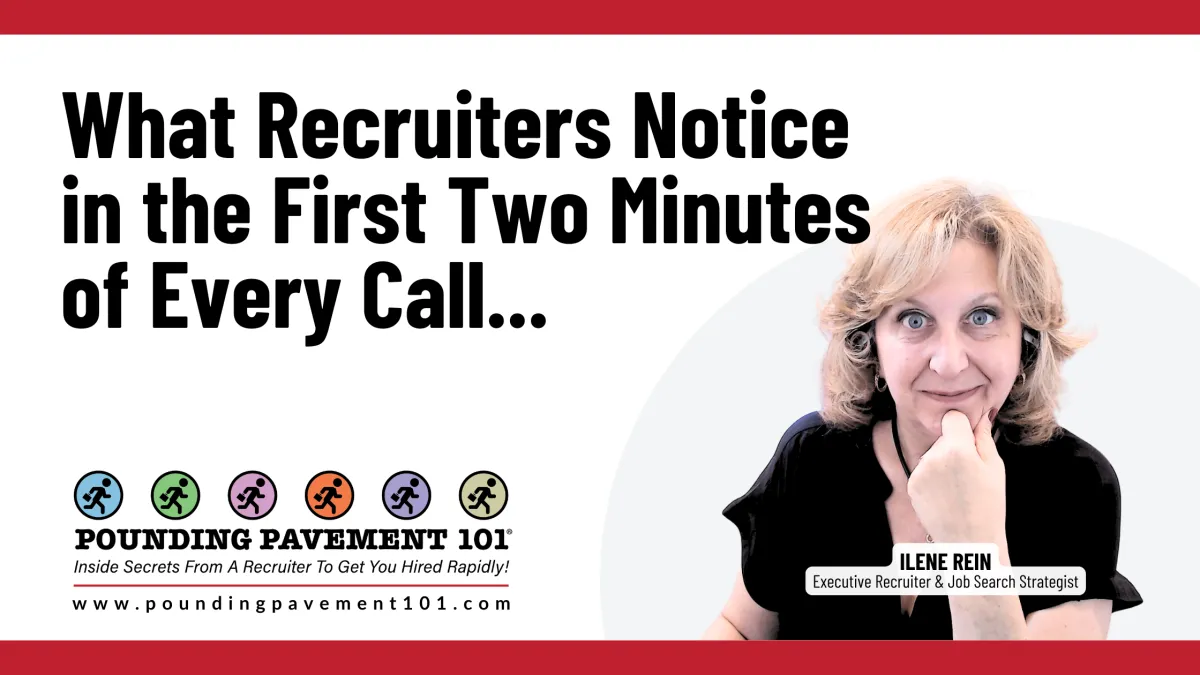 What Recruiters Notice in the First Two Minutes of Every Call