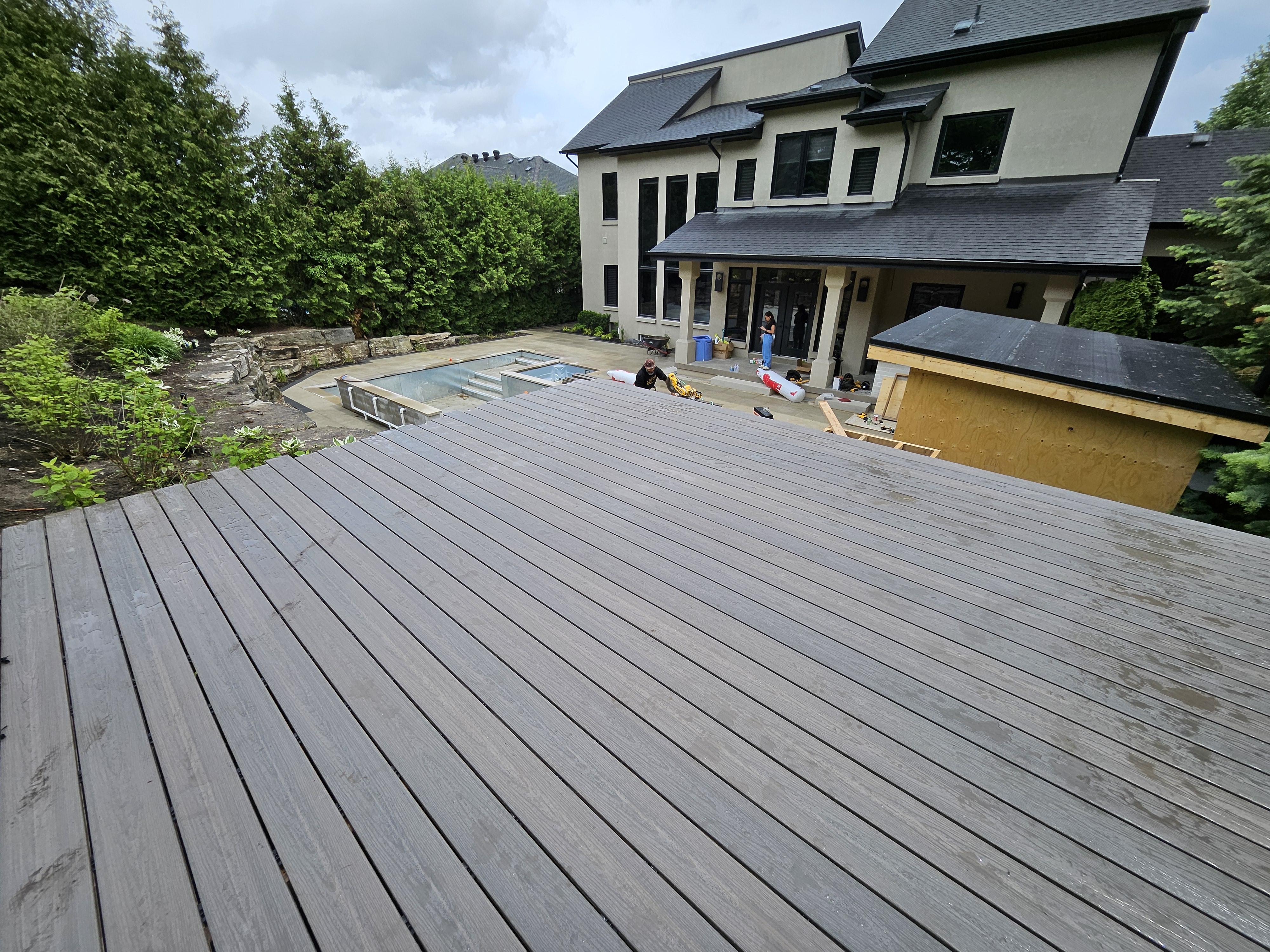 Richmond Hill custom deck builder Wood Rock Creation