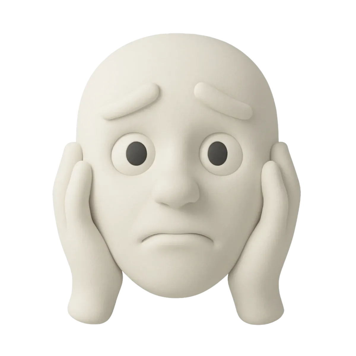 an overwhelmed expression