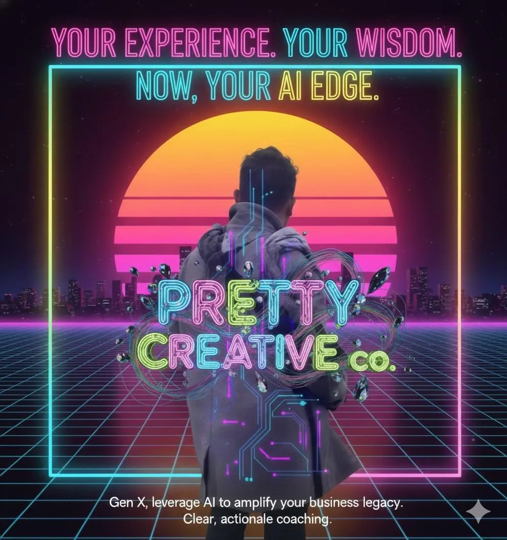 Confident Gen X entrepreneur, arms folded, photorealistic portrait