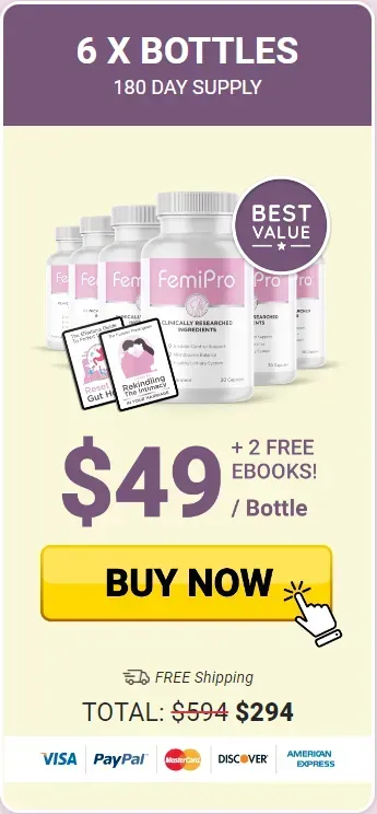 FemiPro 6 Bottles $49