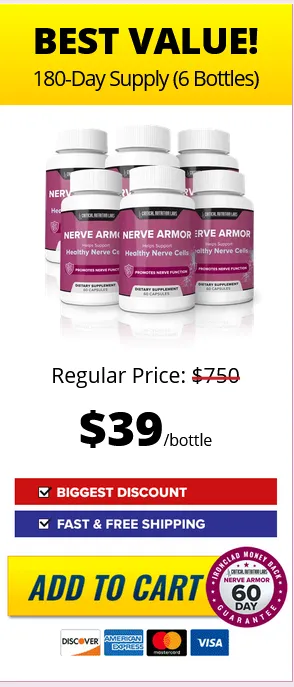 Nerve Armor 6 bottles $39