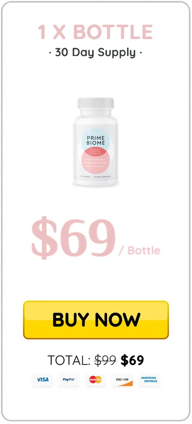 PrimeBiome1 Bottle $69