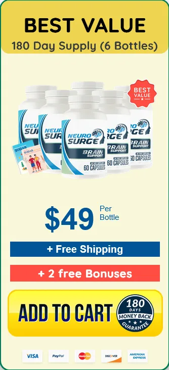 Neuro Surge 6 Bottle $49