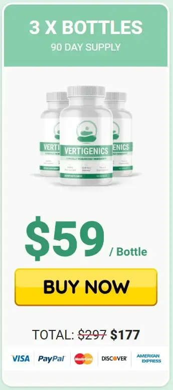 Vertigenics 3 bottles $59