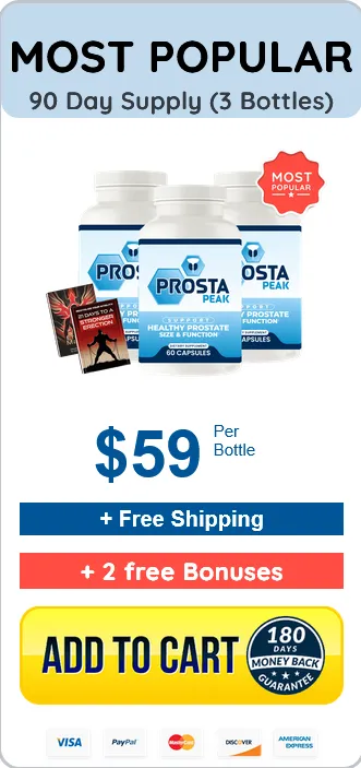 ProstaPeak   3 bottles $59