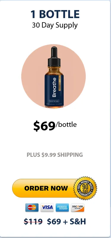 Breathe 1 bottle $69