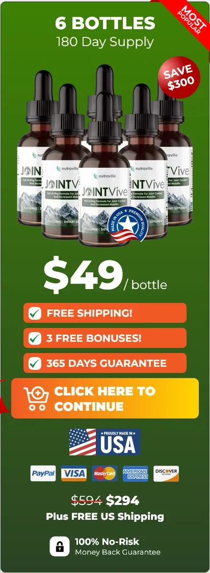 JointVive 6 bottles $49