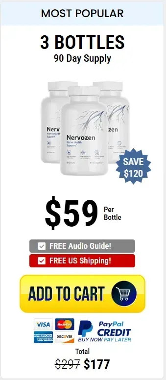 nervozen 3 bottles $59