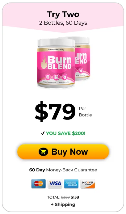 BurnBlend-3-bottle - order-now-( Ninety Days Supply) - image