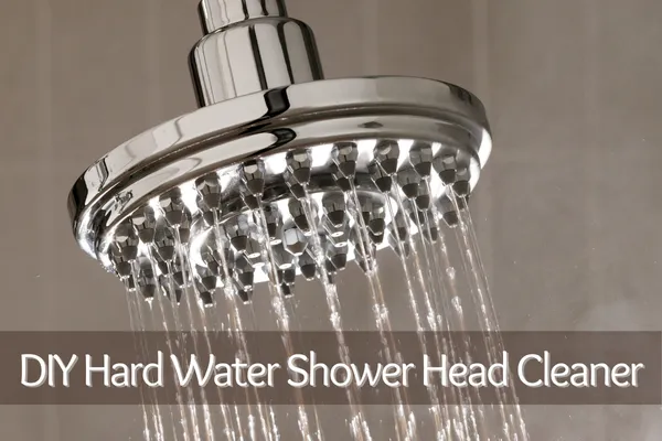 DIY Hard Water Shower Head Cleaner