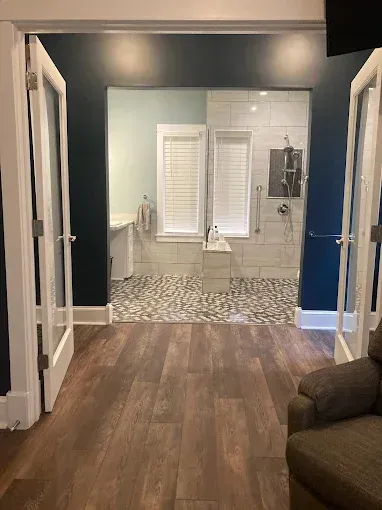 Luxury vinyl plank flooring, floor installation and repair services in Lenexa, Kansas