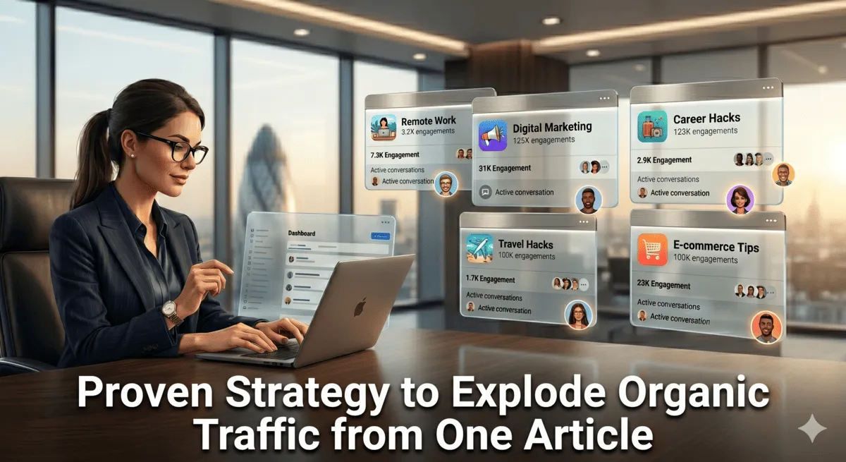 How to Get More Organic Traffic with One Piece of Content Using LeadMagicX