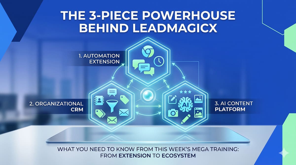 The 3-Piece Powerhouse Behind LeadMagicX