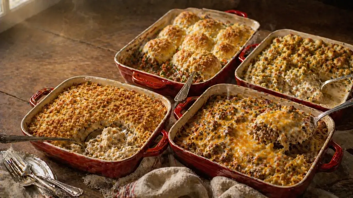 Warm comforting casserole dish