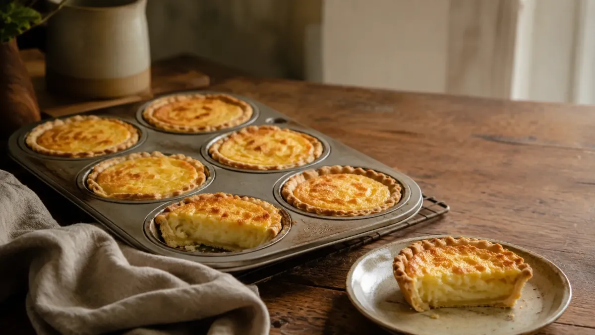 Classic Homemade Creamy Chess Tarts From Scratch