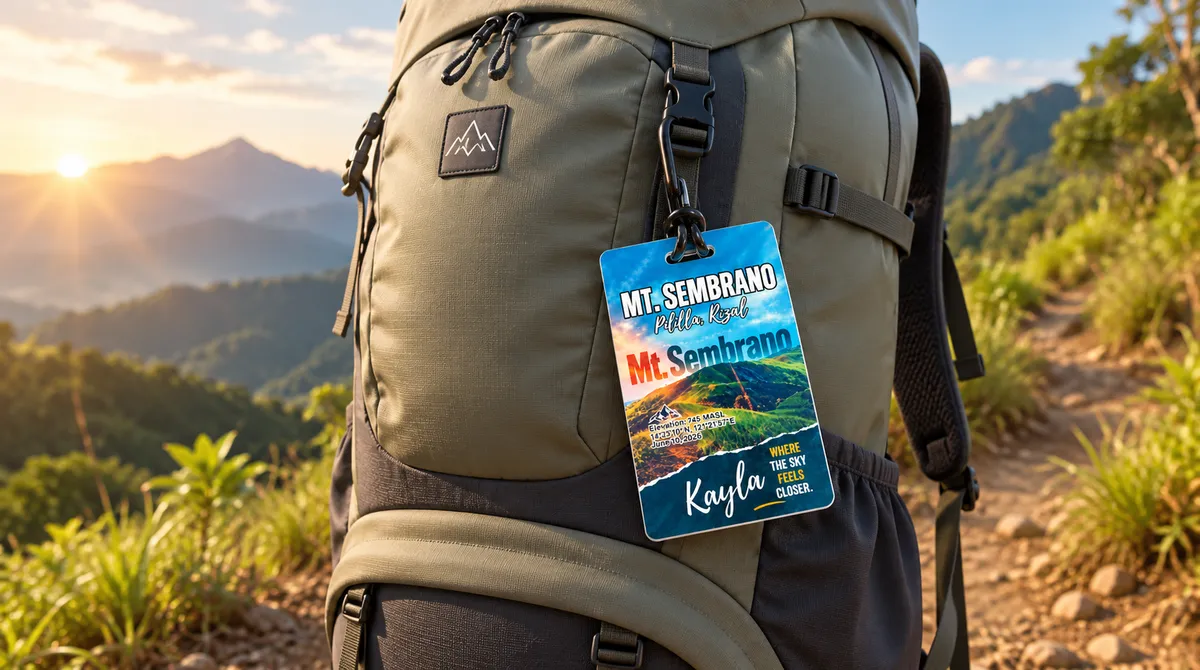 Personalized Bag Tags for Hiking & Travel in the Philippines  Copy