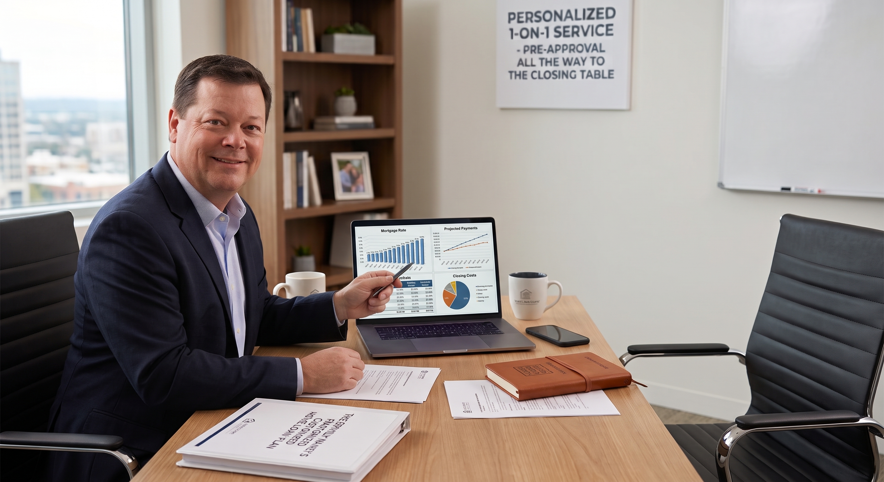 Personalized one-on-one mortgage service