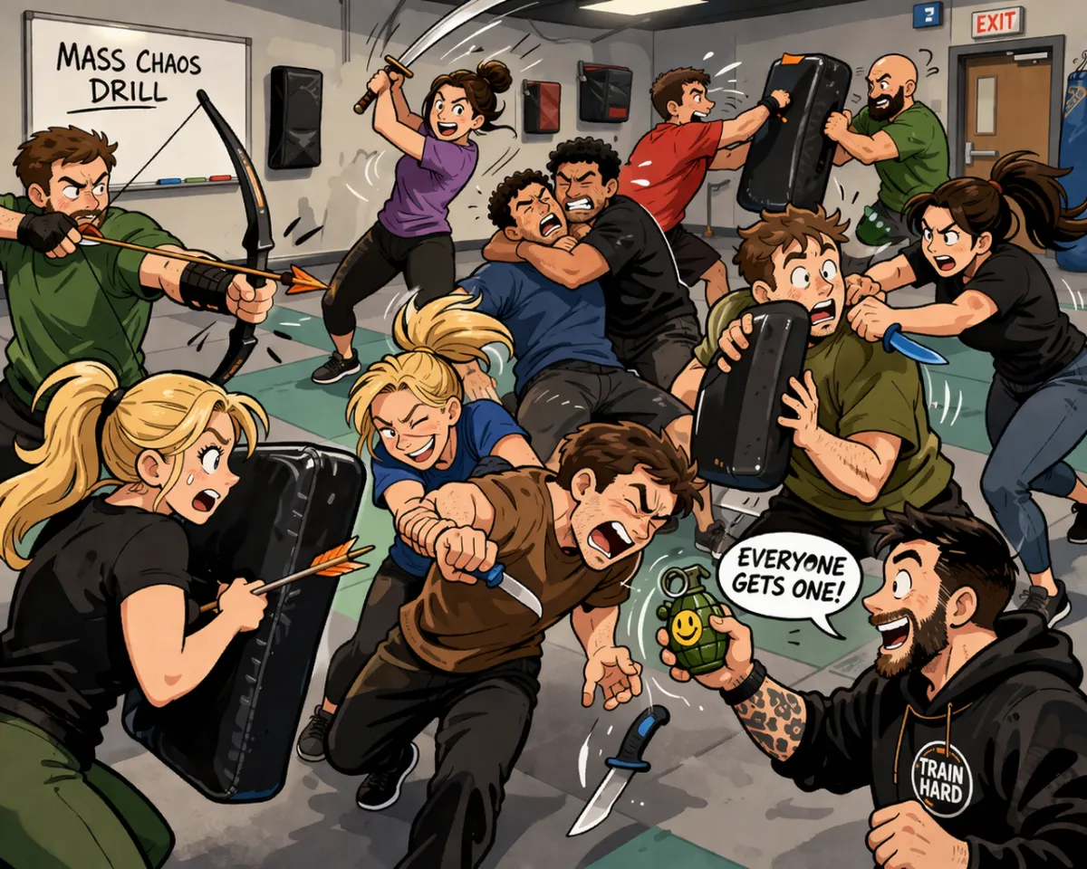 Are Mass Chaos Self-Defence Drills Effective — Or Do They Create Confusion?