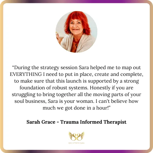 Portrait of Debs Bamford, NLP trainer, sharing a testimonial about Sara Noel’s guidance and accountability in business planning