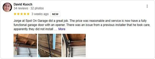 broken garage door spring