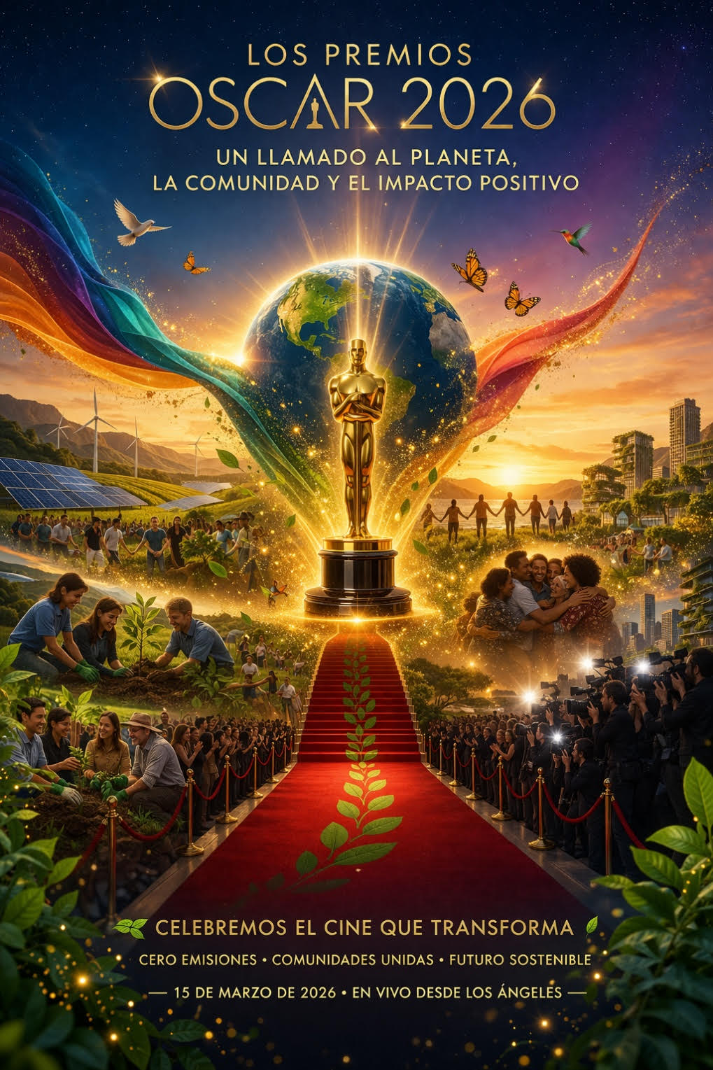 Los Oscar 2026: Un llamado al planeta, la comunidad y el impacto positivo